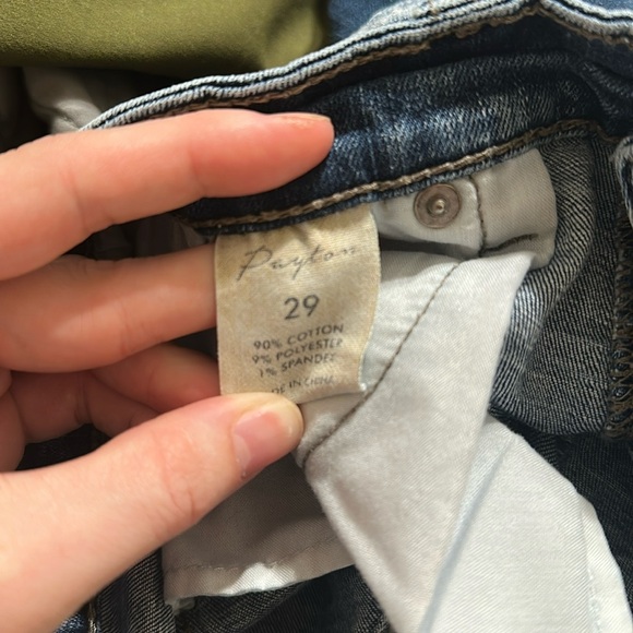 Women's Blue Denim Shorts - Picture 3 of 3